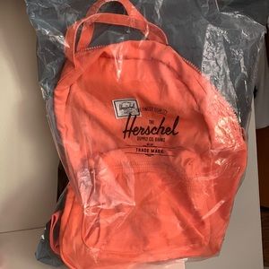 New with tag Herschel Supply Co. Coral backpack.